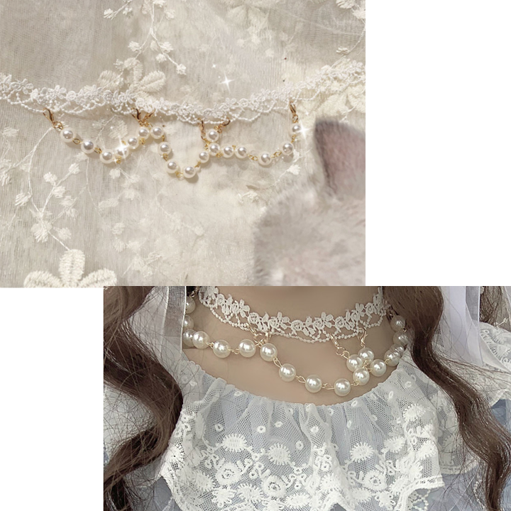 Star Praise Lolita Dress Matching Hairband/Choker/Hairclip
