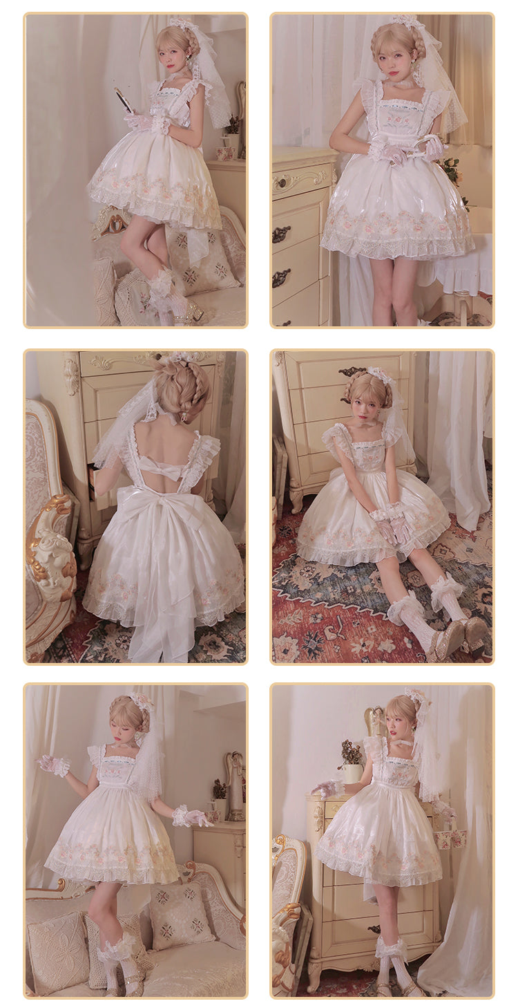 JSK♥Ready to Ship♥Flower Encounter♥Sweet Lolita Dress