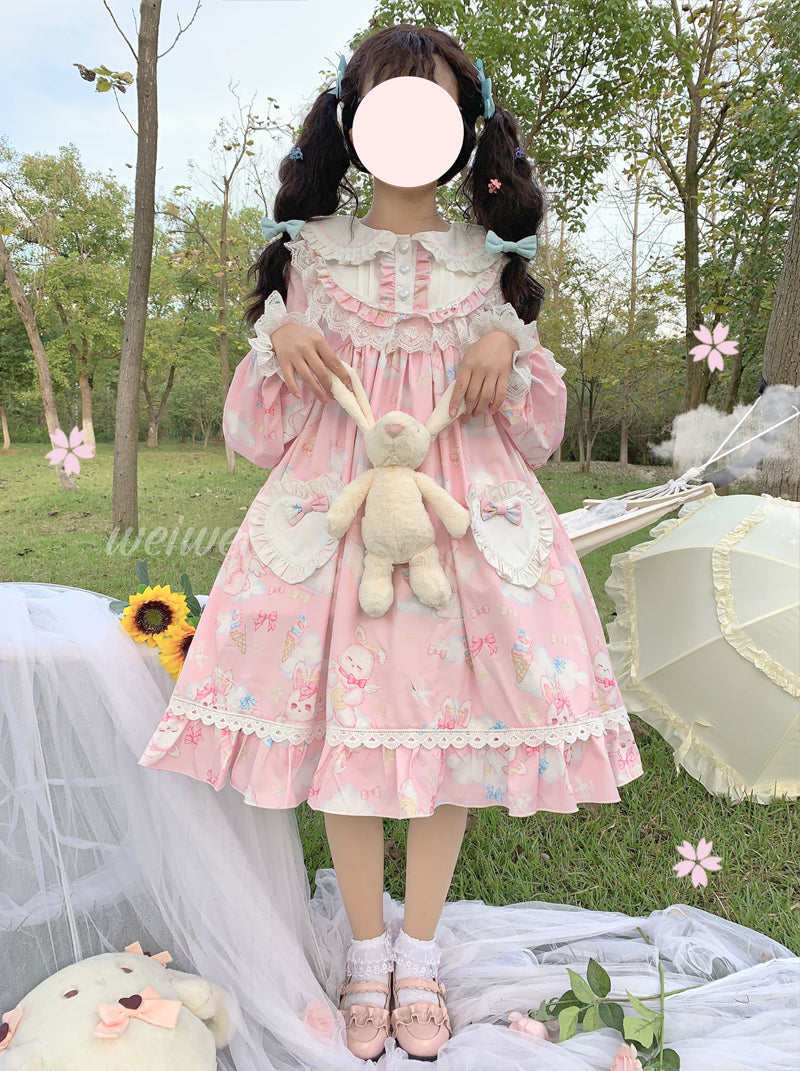 OP Dress♥Ready to Ship♥Cute Rabbit♥ Sweet Lolita Dress