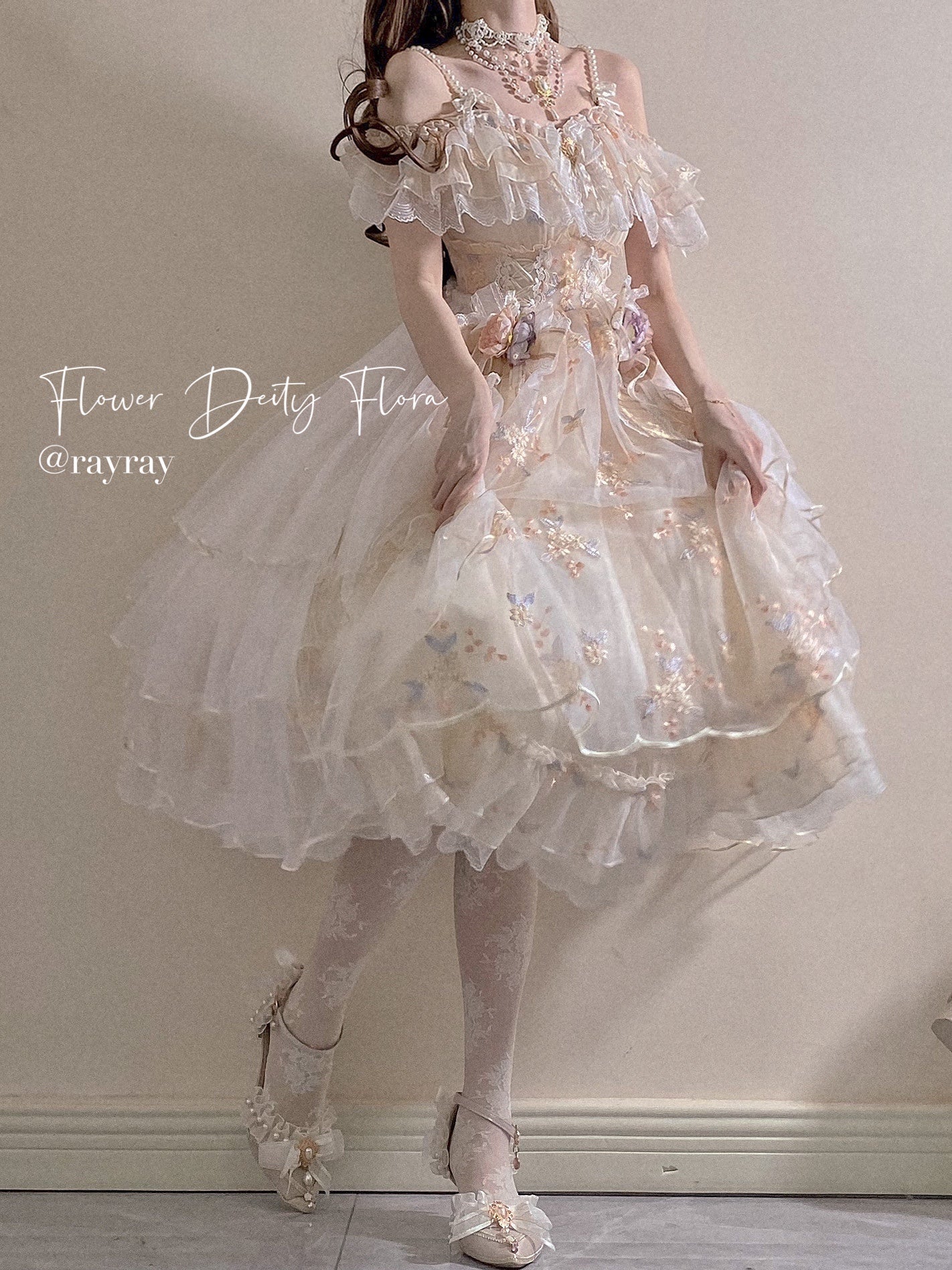 JSK Dress♥Pre-order-2 Months♥ Flower God Flora ♥Hime Lolita Dress