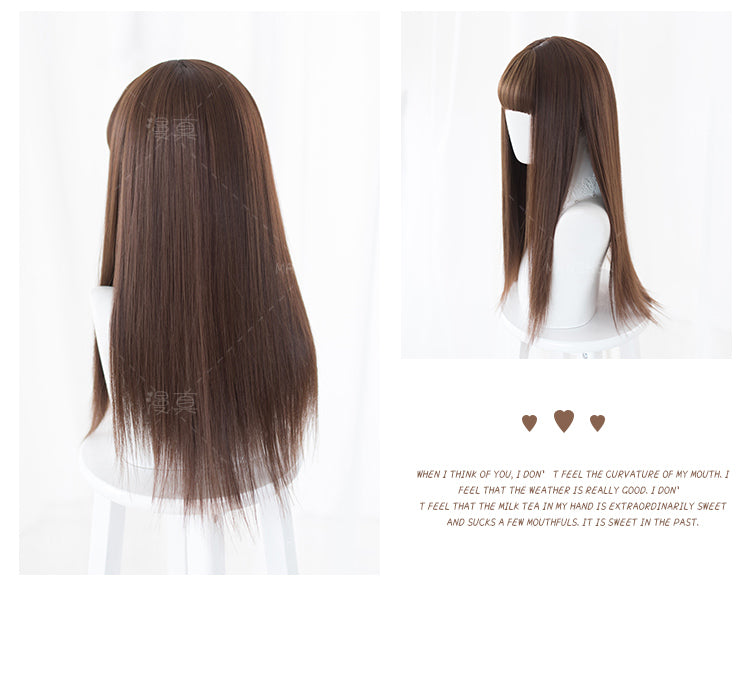 Long Straight Lolita Synthetic Wig