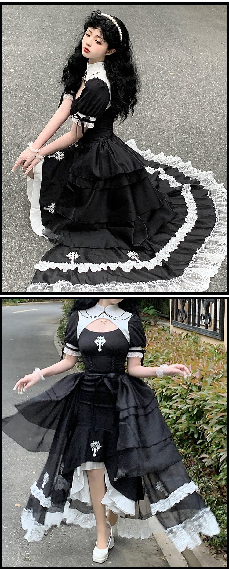 OP♥Ready to Ship♥Prayer of the Dead♥Gothic Lolita Dress