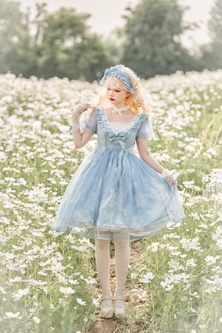 OP♥Ready to Ship♥Planet Butterfly♥Sweet Lolita Dress