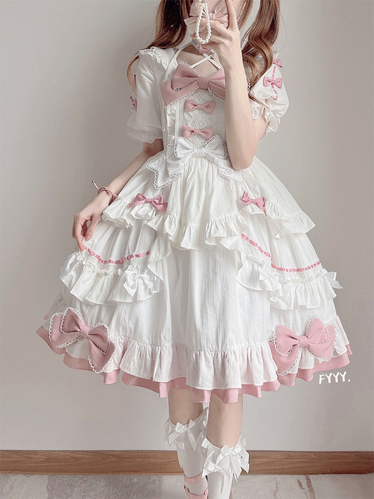 OP ♥Ready to Ship-2 week♥Puff Sweetheart♥ Lolita Dress
