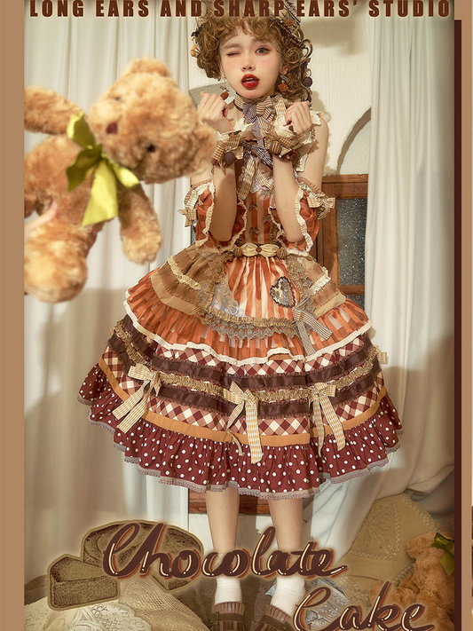 JSK Full Set ♥Pre-order♥Chocolate Cake ♥Sweet Lolita Dress