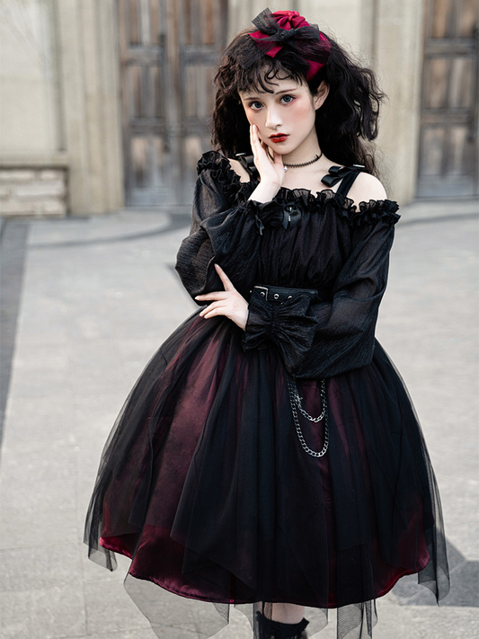 OP ♥Ready to Ship♥Shadow Maiden Killer♥Gothic Lolita Dress