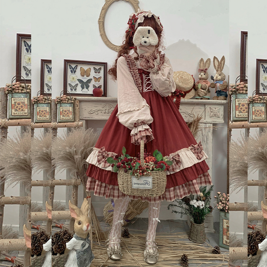 OP♥ Ready to Ship♥Berry Maiden Sweet Lolita Dress OP