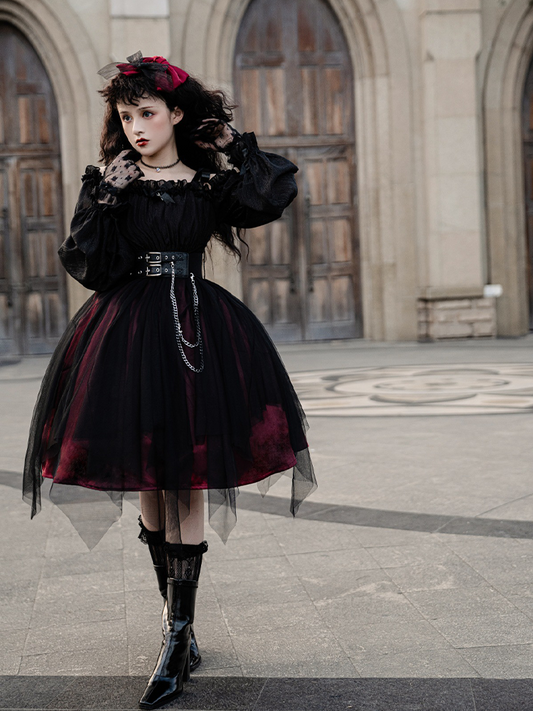 OP ♥Ready to Ship♥Shadow Maiden Killer♥Gothic Lolita Dress