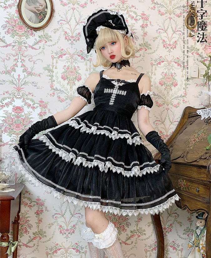 JSK♥Ready to Ship♥Cross Magic ♥ Gothic Lolita Dress