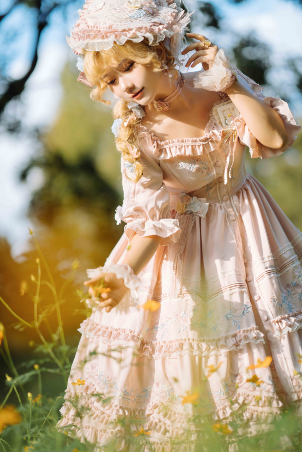 OP Set ♥Ready to Ship♥Former Days Souvenirs♥Hime Lolita Dress