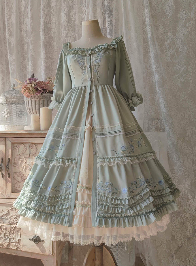 OP Set ♥Ready to Ship♥Former Days Souvenirs♥Hime Lolita Dress