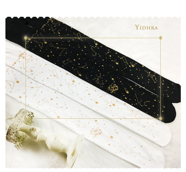 Fly in The Starry Sky Tights By Yidhra