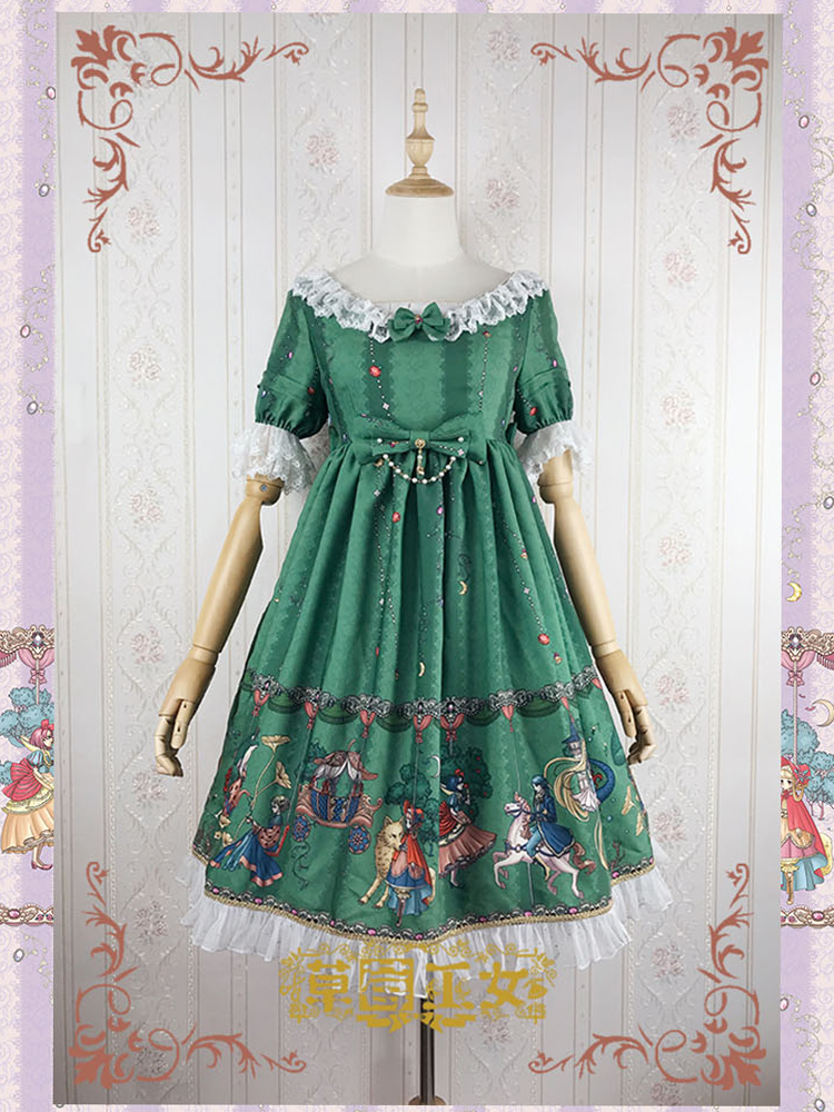 OP Dress♥Ready to Ship♥Fairyland♥Sweet Lolita Short Sleeve Dress