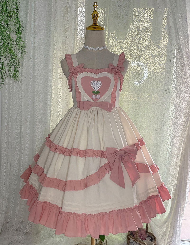 JSK Dress♥Ready to Ship♥Cherry Abbey♥ Sweet Lolita Dress
