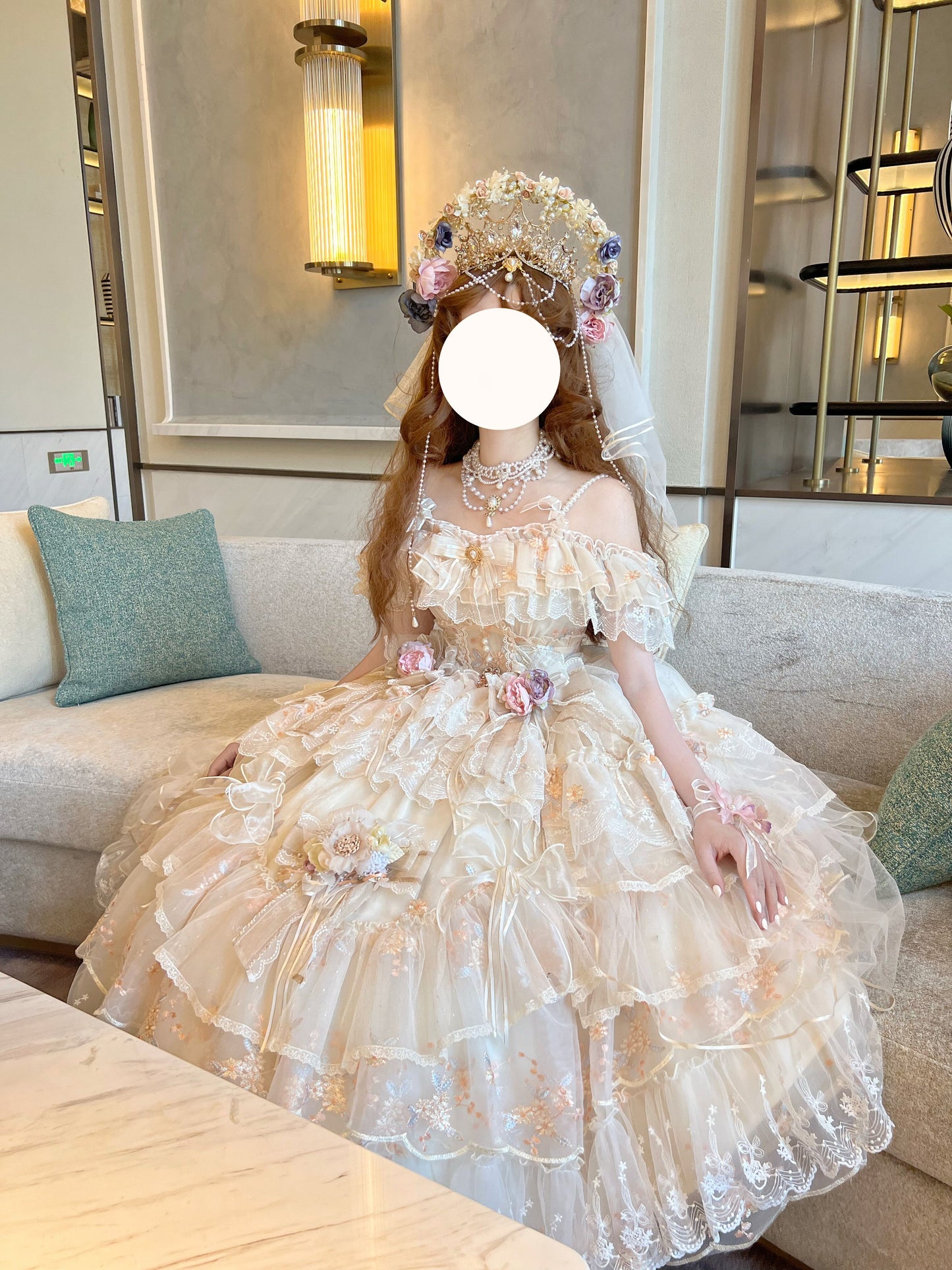 JSK Dress♥Pre-order-2 Months♥ Flower God Flora ♥Hime Lolita Dress