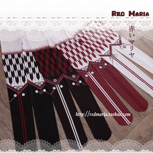 Red Maria Lolita Pantyhose