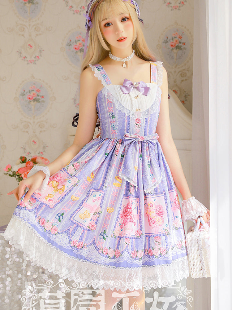 JSK♥Ready to Ship♥Blueberry Princess♥Sweet Lolita Dress