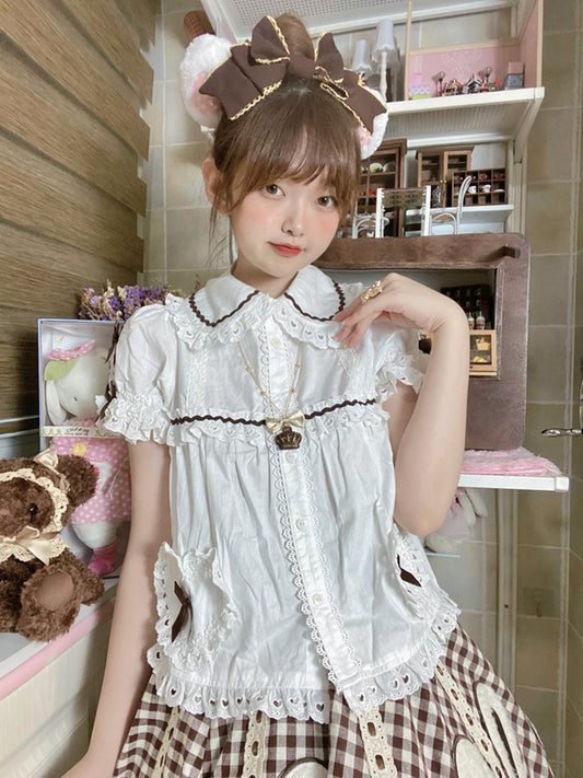 Crispy Tart Short-sleeved Blouse