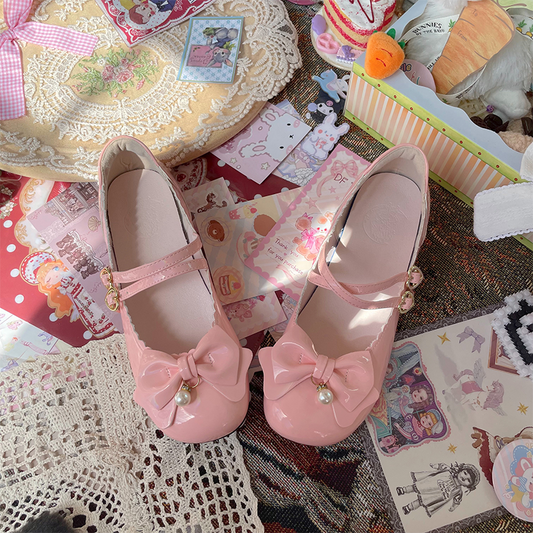Sweet Lolita Low Heel Shoes-Miss.Winnie