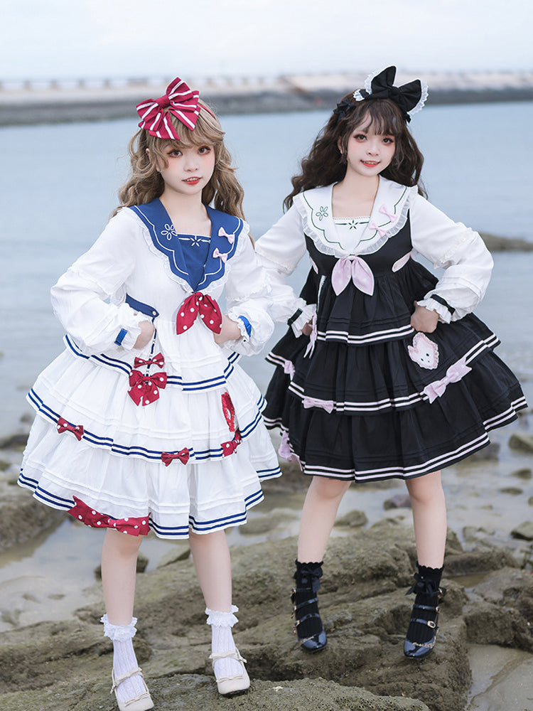 OP♥Ready to Ship♥Sailing Bunny♥Sweet Lolita Dress