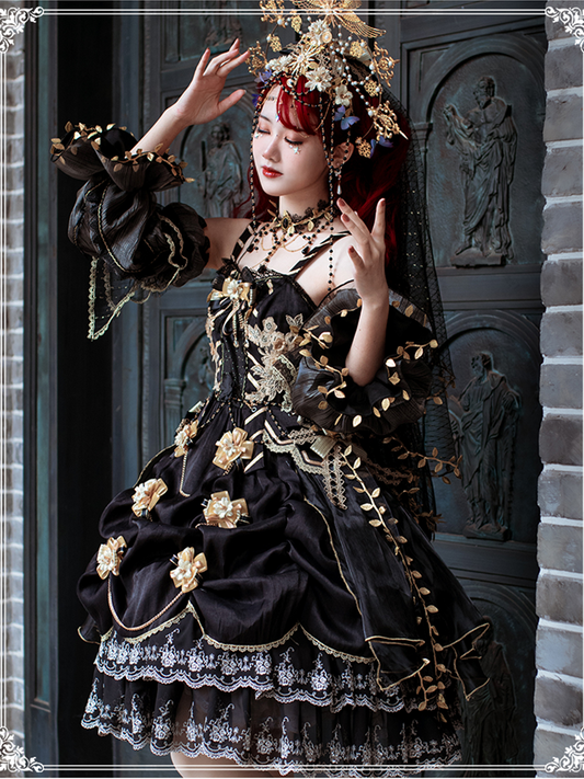 JSK♥Pre-order 4 weeks♥Golden Lily♥Sweet Lolita Dress