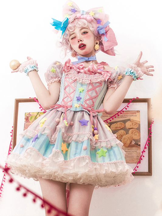 OP Dress Full Set♥Ready to Ship 1 Month♥ Sugar Magic ♥Sweet Lolita Dress