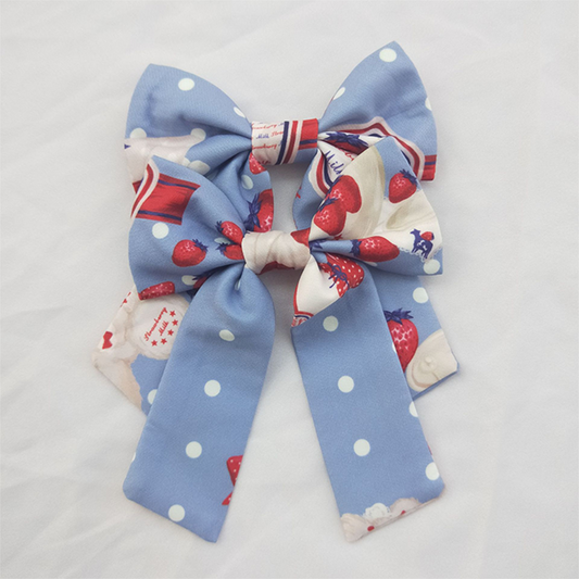Strawberry Milk Jug Lolita Dress Matching /KC/Hairclips