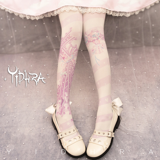 Macaron Gift Box Lolita Tights By Yidhra