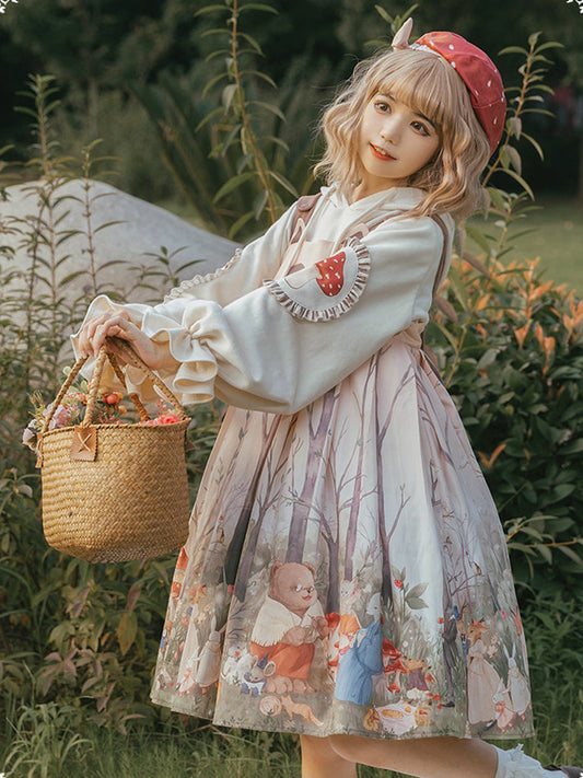 JSK♥Pre-order 3 weeks♥Raccoon♥Kawaii Lolita Dress