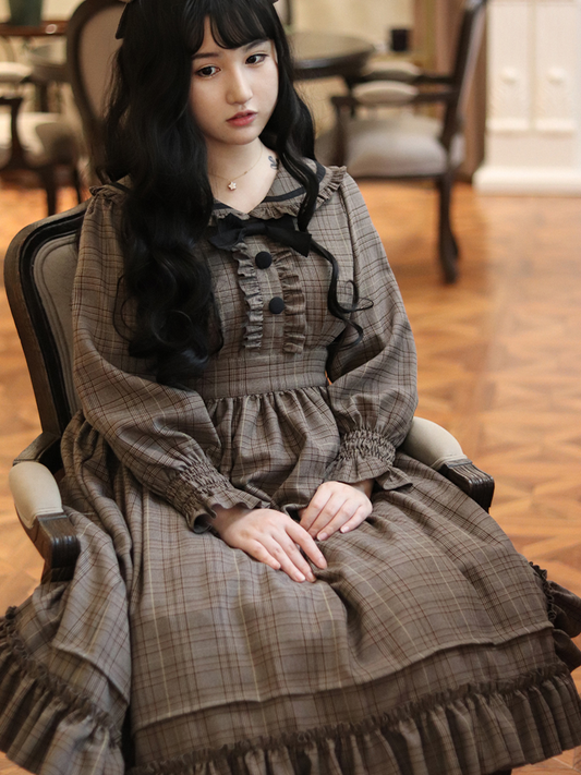 Plus Size♥OP♥ Ready to Ship♥Agatha Incident Book Detective♥ Sweet Lolita Dress