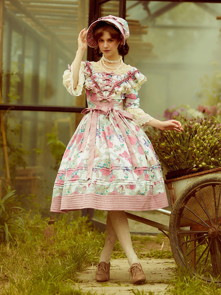 OP Dress♥Ready to Ship♥ Victoria Garden ♥Classical Lolita Dress
