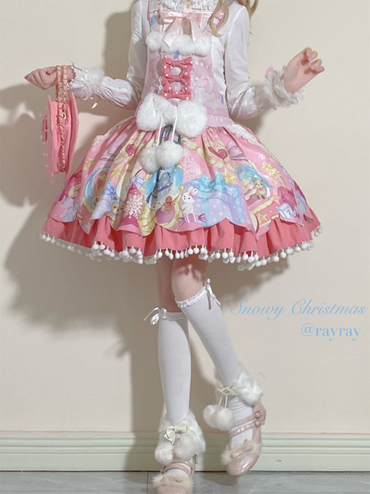 JSK Dress♥Ready to Ship♥Snowy Christmas♥Sweet Lolita Dress