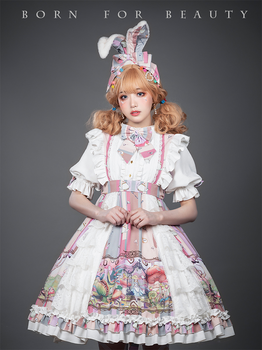 OP Set♥Ready to Ship♥Alice♥Sweet Lolita Dress