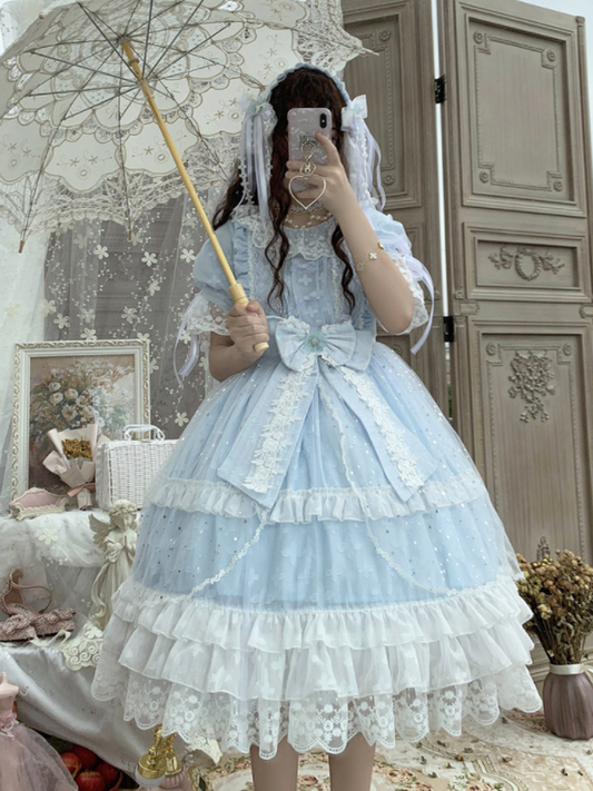 OP♥ Ready to Ship♥Star Praise♥ Round Neckline Short Sleeves