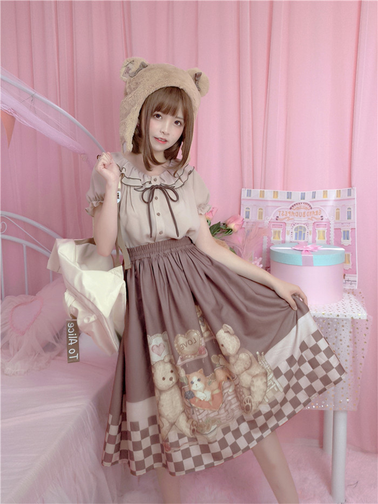 SK♥ Ready to Ship♥Teddy Bear ♥ Classic Lolita Dress SK