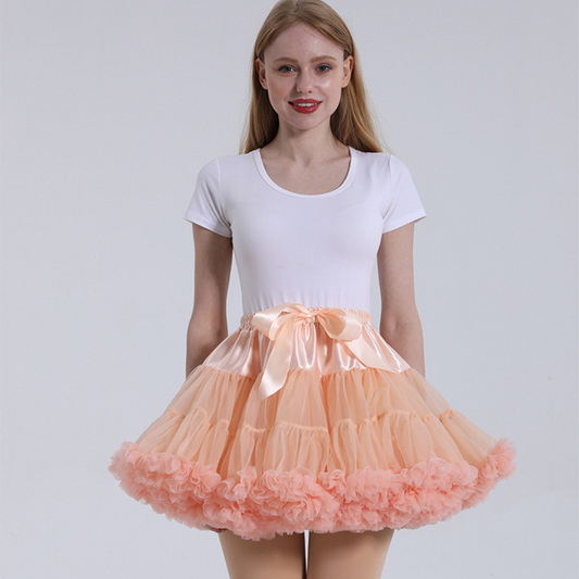 Daily 40cm Length Cloud Colorful Petticoat