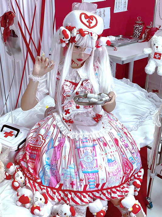 JSK Dress♥Ready to Ship♥Sweetie Hospital♥ Sweet Lolita Dress