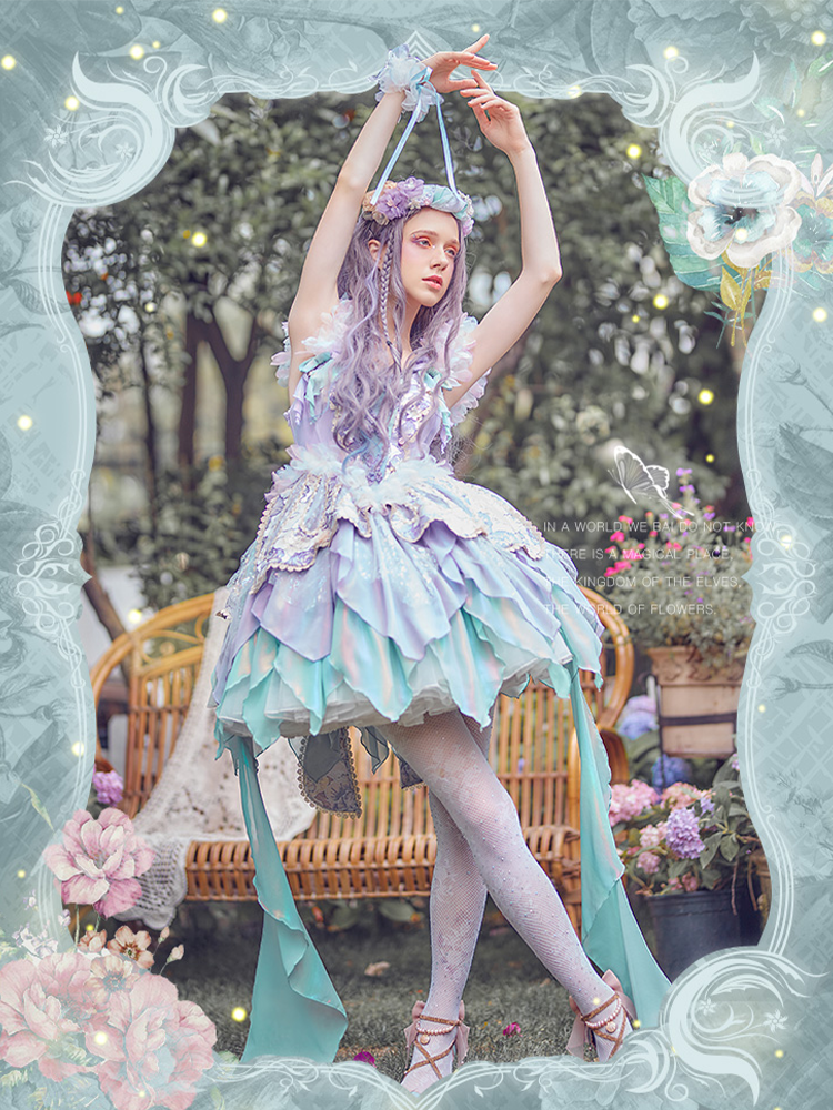 JSK Dress♥Ready to Ship♥ Elf Princess♥ Lovely Lolita Dress