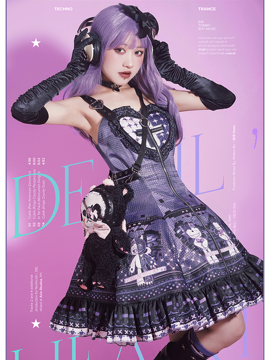 JSK ♥Ready to Ship♥Devil's Heart♥Gothic Lolita Dress