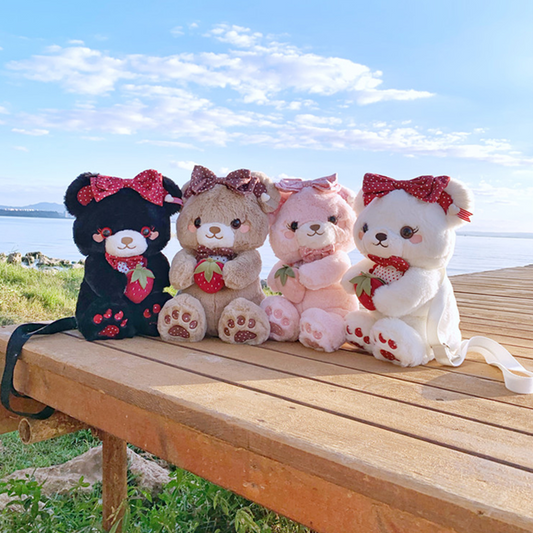 To Alice P605 Strawberry Bear Purse Multi-color Available