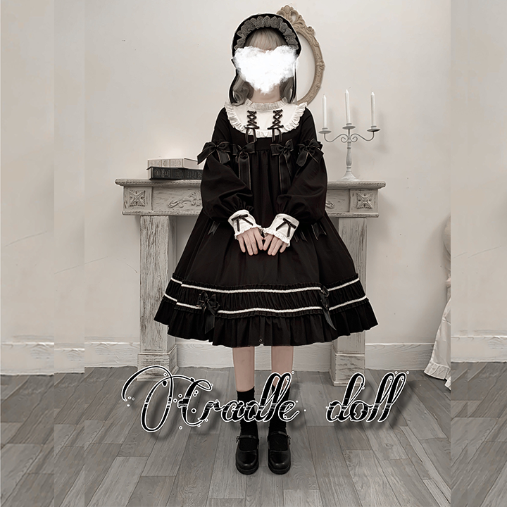 OP♥ Ready to Ship♥Cradle Doll Sweet Lolita Dress OP