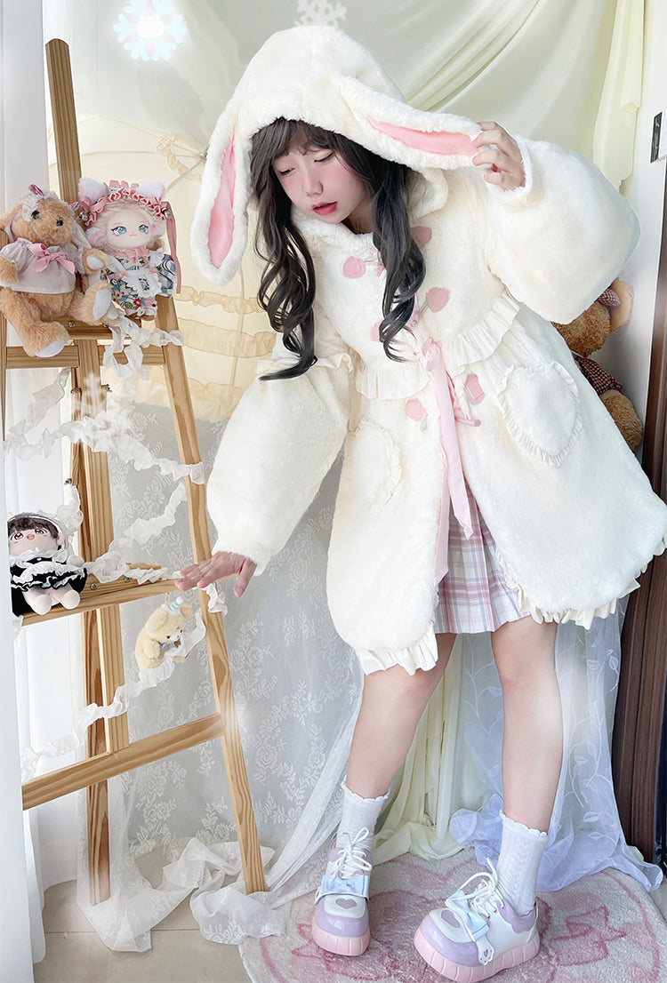 Winter Coats♥Ready to Ship♥Long Eared Rabbit♥Sweet Lolita Coat – nbsama