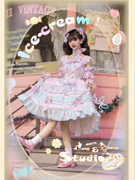 JSK Full Set ♥Pre-order♥Ice Cream Cake ♥Sweet Lolita Dress