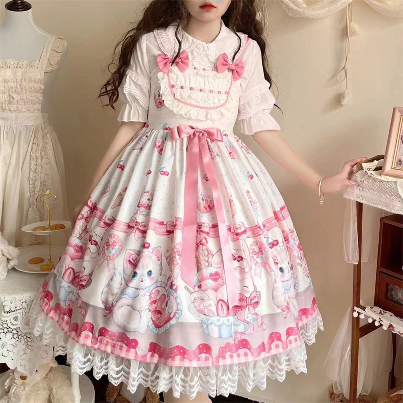 JSK Dress♥Ready to Ship♥Milk Ice-cream ♥ Sweet Lolita Dress