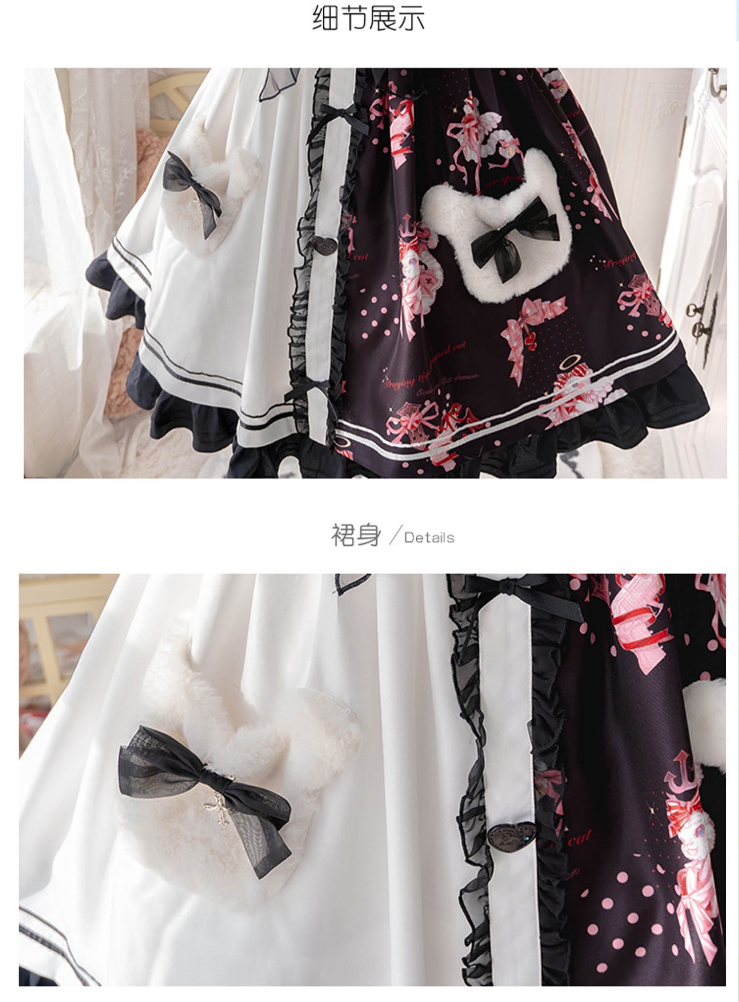 OP Dress♥Ready to Ship♥ Strawberry Bear ♥Sweet Lolita Dress