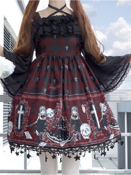 JSK Dress♥Ready to Ship♥Dead Girl ♥ Gothic Lolita Dress
