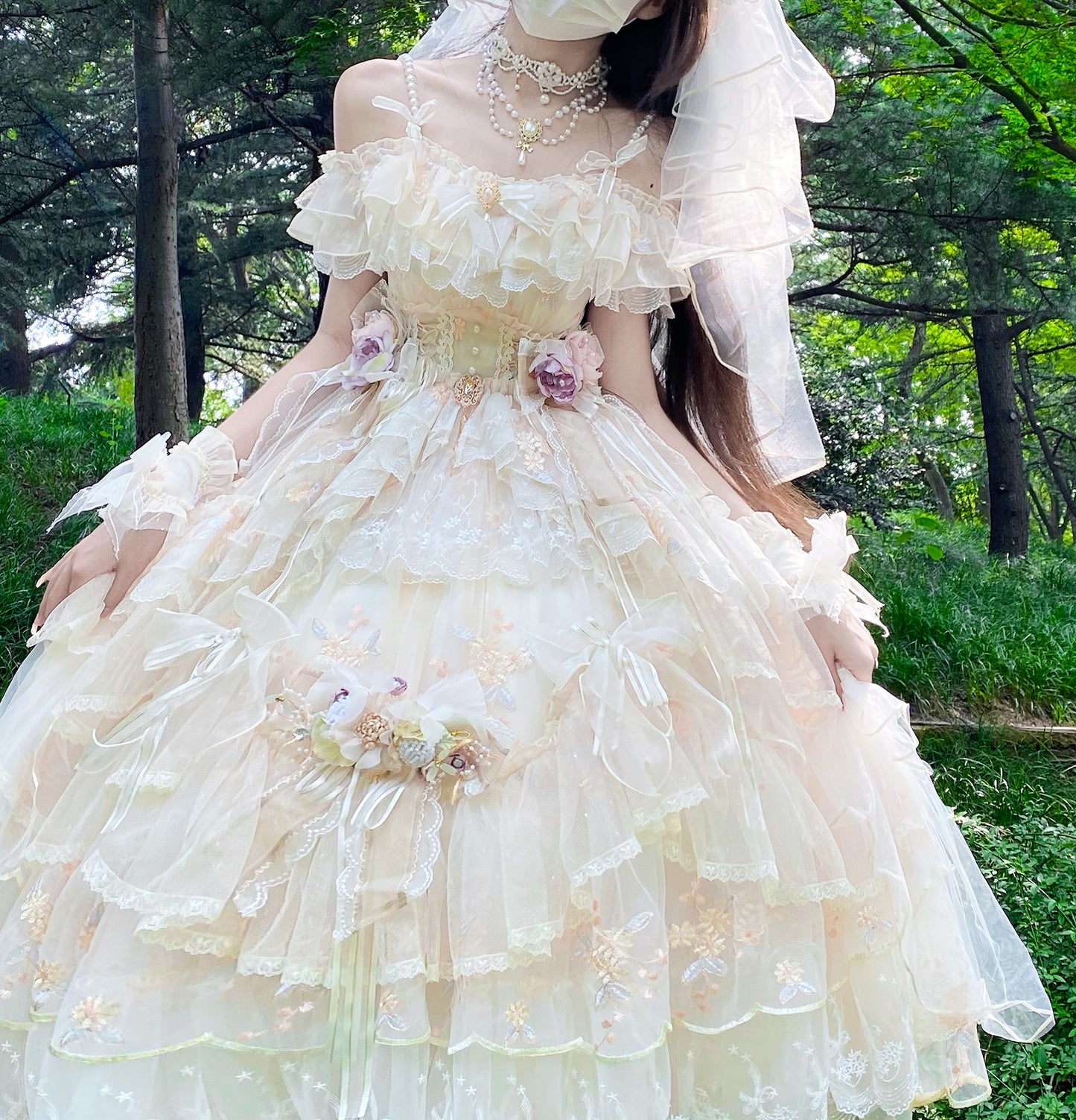 JSK Dress♥Pre-order-2 Months♥ Flower God Flora ♥Hime Lolita Dress