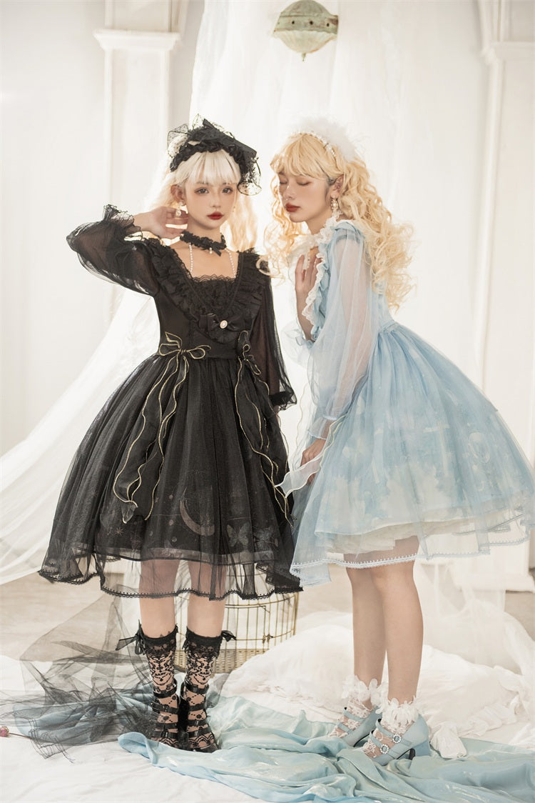 OP♥Ready to Ship♥Planet Butterfly♥Sweet Lolita Dress