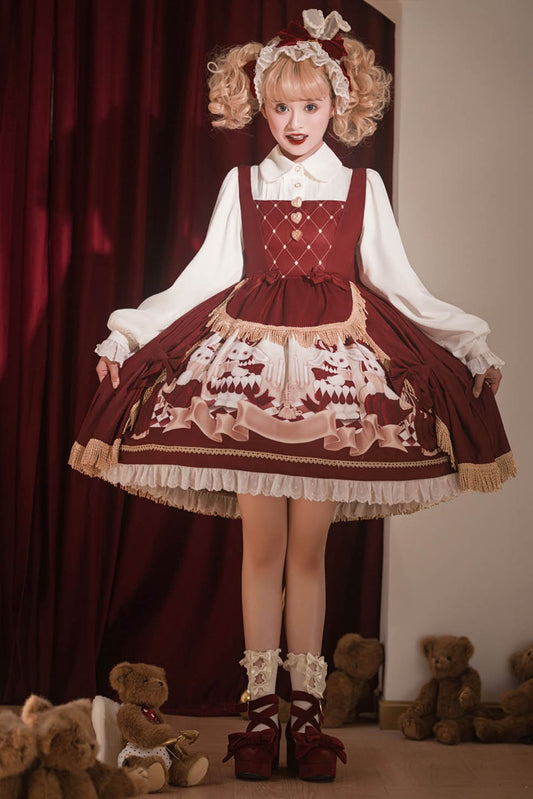 OP♥Ready to Ship♥Bunny Reading Club♥Lolita Dress