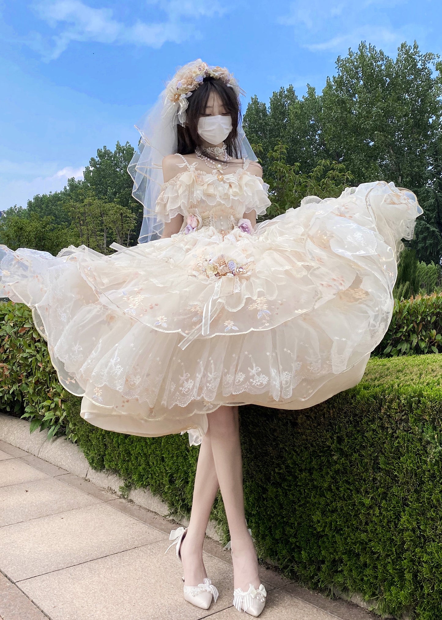 JSK Dress♥Pre-order-2 Months♥ Flower God Flora ♥Hime Lolita Dress